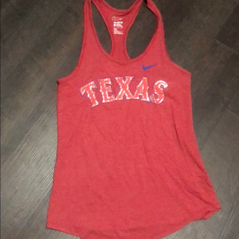 Nike Texas rangers tank